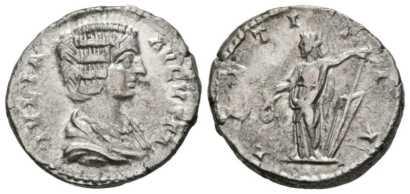 JULIA DOMNA. Denario. (Ar. 3,44g/18mm). 196-211 d.C. Roma. (RIC 561). Anv: Busto...
