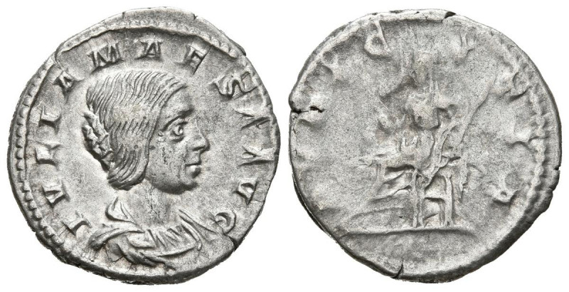 JULIA MAESA. Denario. (Ar. 2,54g/18mm). 218-220 d.C. Roma. (RIC 268). Anv: Busto...