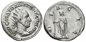TRAJANO DECIO. Antoniniano. (Ar. 5,35/22mm). 250-251 d.C. Roma. (RIC 12b). Anv: Busto radiado y drapeado de Trajano Decio a derecha, alrededor leyenda...
