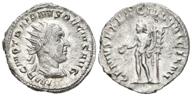 TRAJANO DECIO. Antoniniano. (Ar. 4,45g/22mm). 249-251 d.C. Roma. (RIC 16c). Anv:...