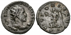 TRAJANO DECIO. Antoniniano (Ar. 4,20g/21mm). 249-251 d.C. Roma. (RIC 29a). Anv: Busto radiado y drapeado de Trajano Decio a derecha, alrededor leyenda...
