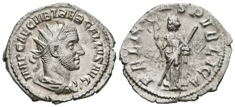 TREBONIANO GALO. Antoniniano. (Ar. 2,61g/22mm). 251-253 d.C. Roma. (RIC 34). Anv...