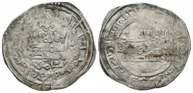 CALIFATO DE CORDOBA, Al-Hakam II. Dirham (Ar. 2,04g/23mm). 357H. Al-Andalus. (Vives 458). MBC-.