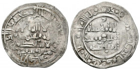 CALIFATO DE CORDOBA, Hisham II al-Muayyad. Dirham. (Ar. 3,65g/24mm). 403H. Al-Andalus. (Vives 705; Frochoso 403.1d). Citando a Said Ibn Yusuf en I.A. ...