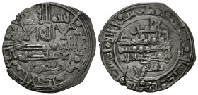 TAIFAS DEL CALIFATO, Hammudíes de Málaga (Muhammad Ibn Idris al-Mahdi). Dirham. (Ve. 3,59g/23mm). 441H. Al-Andalus. (Vives 861; Prieto 104b). Citando ...