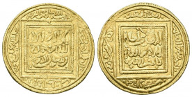 ALMOHADES, Abd Al-Mumin. 1/2 Dinar. (Au. 2,29g/20mm). 524-558 H. (Vives 2047; Hazard 466). MBC+.