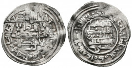 HAMMUDIES, Alí ben Hammud. Dirham. (Ar. 3,22g/25mm). 408H. Madinat Sabta (Ceuta). (Vives 731; Prieto 62b; R. Lorente 46var). Anv: Falta los cientos/Ci...