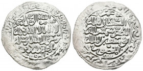 RASULIDAS DEL YEMEN, Al-Muzaffar. Dirham. (Ar. 1,98g/24m). 664H. Zabid. (Album 1102). MBC+.