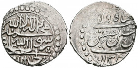 IMPERIO SAFAVIDA, Sultán Husayn I (1105-1135H). Plata abasí. (Ar. 5,36g/23mm). 1131H. Tiflis. (Km#282.11). MBC+.