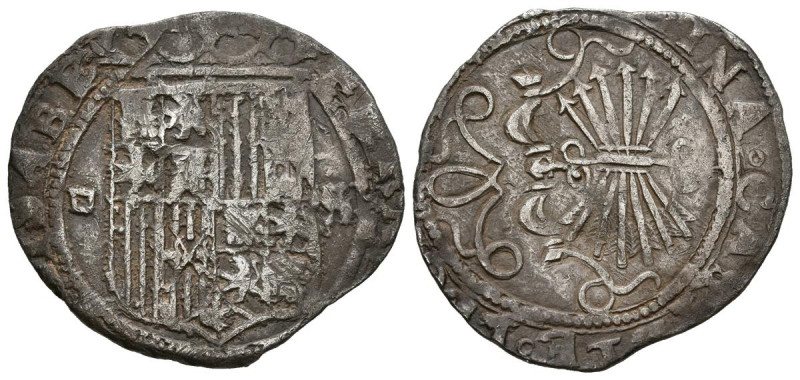 REYES CATOLICOS (1474-1504). 1 Real. (Ar. 2,92g/23mm). S/D. Sevilla. (Cal-440). ...