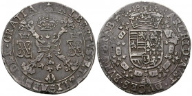 ALBERTO E ISABEL (1598-1621). 1 Patagón (Ar. 27,82g/42mm). 1616. Bruselas. (Vicenti 356). MBC+. Bonita pátina oscura.
