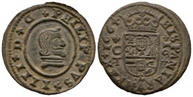 FELIPE IV (1621-1665). 16 Maravedís. (Ae. 3,70g/26mm). 1664. Córdoba T. (Cal-2019-445). EBC-/MBC+.