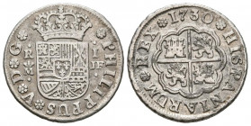 FELIPE V (1700-1746). 1 Real (Ar.2,62g/19mm). 1730. Madrid JF. (Cal-2019-442). MBC.