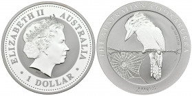 AUSTRALIA. 1 Dollar (Ar. 31,64g/40mm). 2008. Perth. Kookaburra. (Km#1760). PROOF.