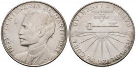 CUBA. 1 Peso. (Ar. 26,63g/38mm). 1953. (Km#29). MBC+.