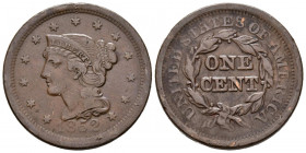 ESTADOS UNIDOS. 1 Large Cents (Ae. 10,49g/28mm). 1852. Philadelphia. (Km#67). MBC.