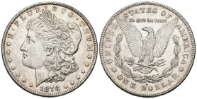ESTADOS UNIDOS. 1 Dollar (Ar. 26,68g/38mm). 1878. San Francisco. S. (Km#110). MBC+.