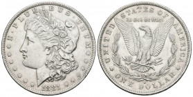 ESTADOS UNIDOS. 1 Dollar (Ar. 26,76g/38mm)*. 1881. Nueva Orleans O. (Km#110). EBC-. Marquitas.