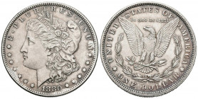 ESTADOS UNIDOS. 1 Dollar (Ar. 26,70g/38mm)*. 1880. Philadelphia. (Km#110). EBC. Bonita pátina.