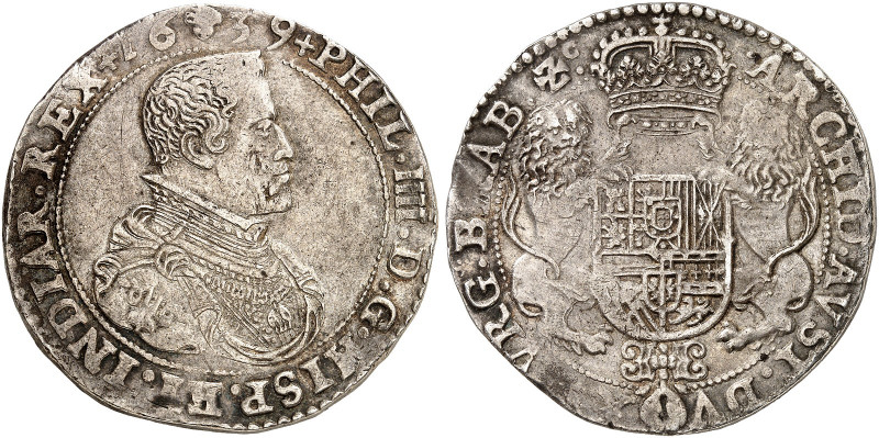 EUROPA. BELGIEN. Brabant. Philipp IV. von Spanien, 1621-1665. 
Ducaton 1639, Br...
