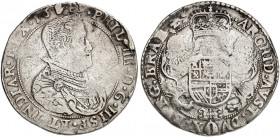 EUROPA. BELGIEN. Brabant. Philipp IV. von Spanien, 1621-1665. 
1/2 Ducaton 1649, Antwerpen.
Delm. 288 Sfr., s - ss