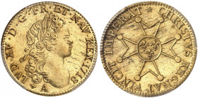 EUROPA. FRANKREICH. Königreich. Louis XV., 1715-1774. 
Louis d'or à la croix du Saint-Esprit 1718, A - Paris.
Friedb. 453, Dupl. 1633, Gad. 336 Gold...