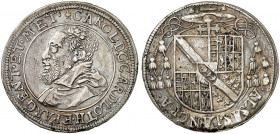 EUROPA. FRANKREICH. Strasbourg, Bistum. 
Charles de Lorraine, 1593-1607. Teston o. J., Saverne.
E. u. L. 253, Slg. Voltz 517 ss