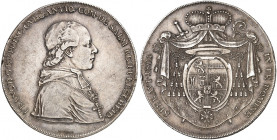 GURK. Bistum. Franz Xaver, Graf von Salm-Reifferscheid, 1783-1822. 
Taler 1801, Wien.
Dav. 40, Holzmair S. 66 kl. Sfr., ss