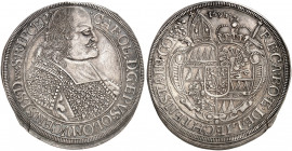 OLMÜTZ. Bistum. Karl II. von Liechtenstein, 1664-1695. 
Taler 1695, Kremsier.
Dav. 3486, L.-M. 301 min. ZE, kl. Kr., ss - vz
