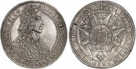 OLMÜTZ. Bistum. Karl III., Herzog von Lothringen, 1695-1711. 
Taler 1704, Kremsier.
Dav. 1208, L.-M. 342 kl. Sfr., kl. Kr., ss