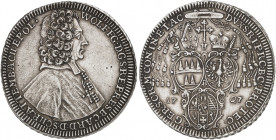 OLMÜTZ. Bistum. Wolfgang, Graf von Schrattenbach, 1711-1738. 
Taler 1727, Kremsier.
Dav. 1219, L.-M. 453 ss - vz