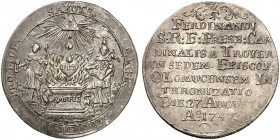 OLMÜTZ. Bistum. Ferdinand Julius, Graf von Troyer, 1745-1758. 
Ein zweites Exemplar.
l. justiert, ss - vz