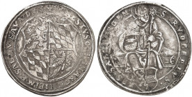 SALZBURG. Erzbistum. Ernst, Herzog von Bayern, 1540-1554. 
Taler 1554.
Dav. 8168, Pr. 366, Zöttl 398 Fundexemplar, kl. Kr., f. ss
