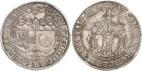 SALZBURG. Erzbistum. Wolf Dietrich von Raitenau, 1587-1612. 
Taler o. J.
Dav. 8187, Pr. 825, Zöttl 974 ss