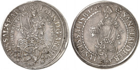 SALZBURG. Erzbistum. Paris, Graf von Lodron, 1619-1653. 
Taler 1625.
Dav. 3504, Pr. 1199, Zöttl 1476 kl. Rdf., ss