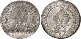 SALZBURG. Erzbistum. Paris, Graf von Lodron, 1619-1653. 
Taler 1627.
Dav. 3504, Pr. 1201, Zöttl 1478 kl. Sfr., ss