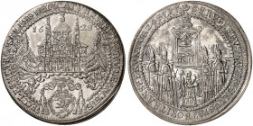 SALZBURG. Erzbistum. Paris, Graf von Lodron, 1619-1653. 
1/2 Taler 1628, auf die Domweihe.
Pr. 1167, Zöttl 1438 ss - vz