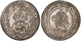 SALZBURG. Erzbistum. Max Gandolph, Graf von Küenburg, 1668-1687. 
Taler 1668.
Dav. 3508, Pr. 1652, Zöttl 1992 ss+