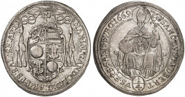SALZBURG. Erzbistum. Max Gandolph, Graf von Küenburg, 1668-1687. 
1/4 Taler 1669.
Pr. 1666, Zöttl 2008 ss