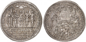 SALZBURG. Erzbistum. Max Gandolph, Graf von Küenburg, 1668-1687. 
Taler 1682, auf das 1100-jährige Stiftsjubiläum.
Dav. 3509 A, Pr. 1651, Zöttl 1986...