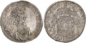 POMMERN. unter schwedischer Besetzung. Karl XI. von Schweden, 1660-1697. 
2/3 Taler 1684, Stettin.
Dav. 765, A.A.J. 101 ss - vz