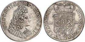 PREUSSEN. Friedrich III. (I.), 1688-1713. 
2/3 Taler 1693, Magdeburg.
Dav. 273, v. Schr. 176 vz