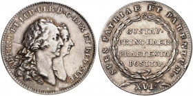 PREUSSEN. Friedrich II., "der Große", 1740-1786. 
Silbermedaille o. J. (1762, von D. Fehrmann, 33,0 mm), auf den 16. Geburtstag seines Neffen des sch...