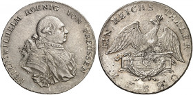 PREUSSEN. Friedrich Wilhelm II., 1786-1797. 
Ein zweites Exemplar.
min. Sfr., f. vz
