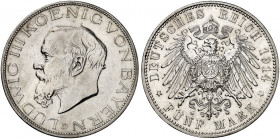 BAYERN. Ludwig III., 1913-1918. J. 53, EPA 5/16. 
Ein zweites Exemplar.
vz - St
