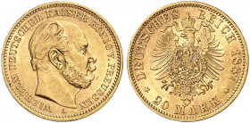 PREUSSEN. Wilhelm I., 1861-1888. J. 246 A, EPA 20/30. 
Ein zweites Exemplar.
vz - St