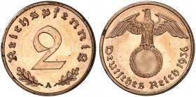 J. 362, EPA 15. 
2 Reichspfennig 1936 A.
winz. Kr., PP