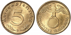 J. 363, EPA 23. 
5 Reichspfennig 1936 D.
R !
winz. Kr., St