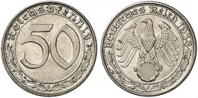 J. 365, EPA 52. 
50 Reichspfennig 1938 J.
vz - St