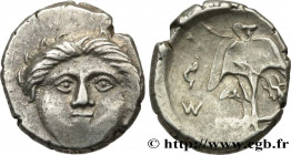THRACE - APOLLONIA PONTICA
Type : Diobole 
Date : c. 410/404 - 341/323 AC. 
Mint name / Town : Apollonia Pontica, Thrace 
Metal : silver 
Diameter : 1...